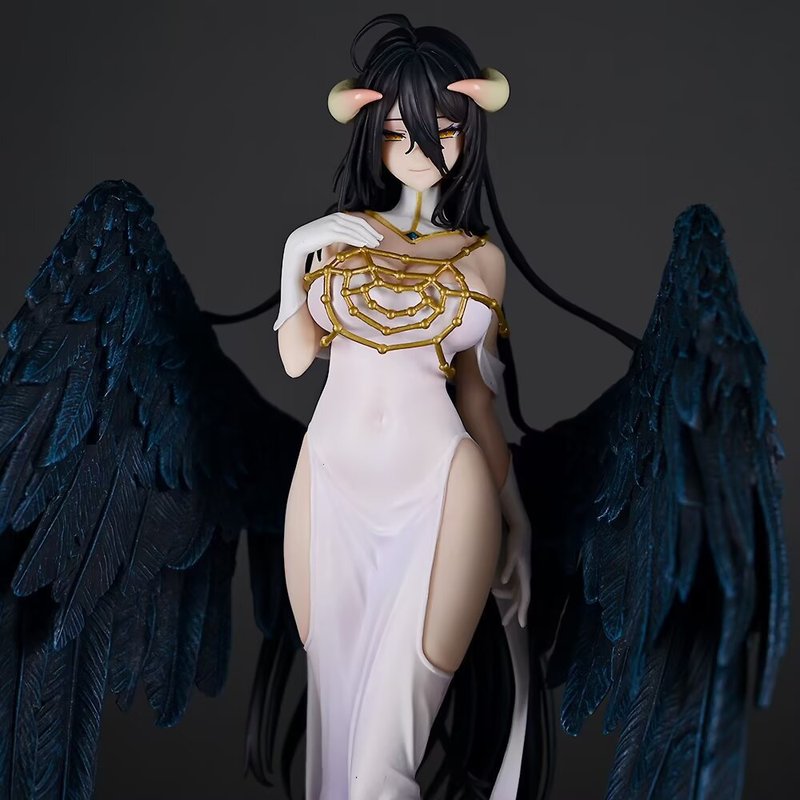 Anime Cosplay Albedo - Overlord Albedo Gk Figure White Dress
