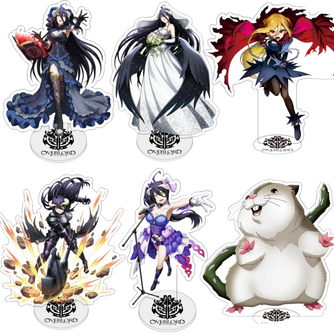 Anime Cosplay Albedo - 15CM Hot Anime OVERLORD Figures Albedo