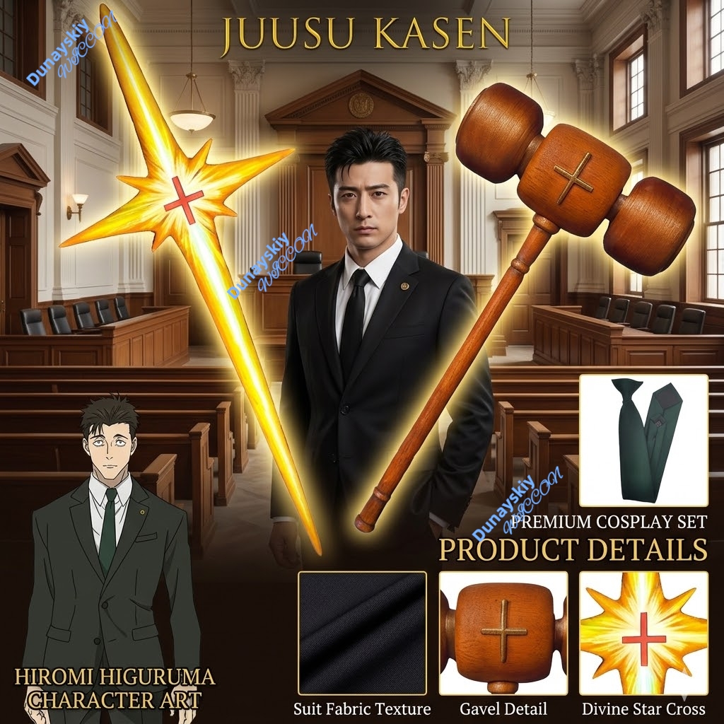 Anime Cosplay Glasses - Juusu Hiromi Higuruma Cosplay Costume Set
