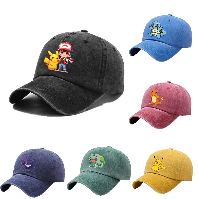 Anime Cosplay Pokemon - Children Baseball Cap Men Women Anime