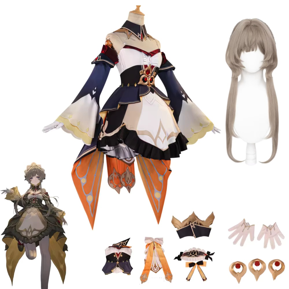 Anime Cosplay Ladies - Sandrone Cosplay Costume Genshin Costume Impact
