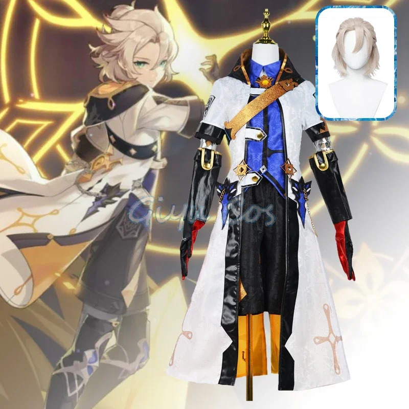 Anime Cosplay Albedo - Albedo Cosplay Costume Genshin Impact Adult