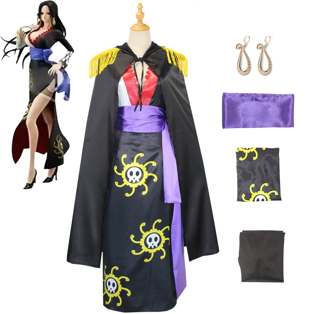 Anime Cosplay Nico Robin - Anime Boa Hancock Cosplay With Cloak