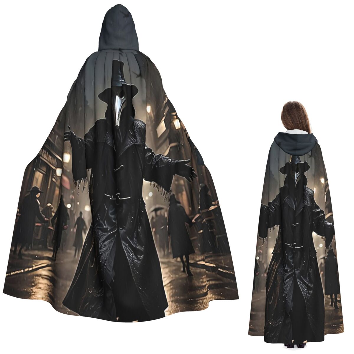 Anime Cosplay Dance - Plague Doctor Dances Happily In The