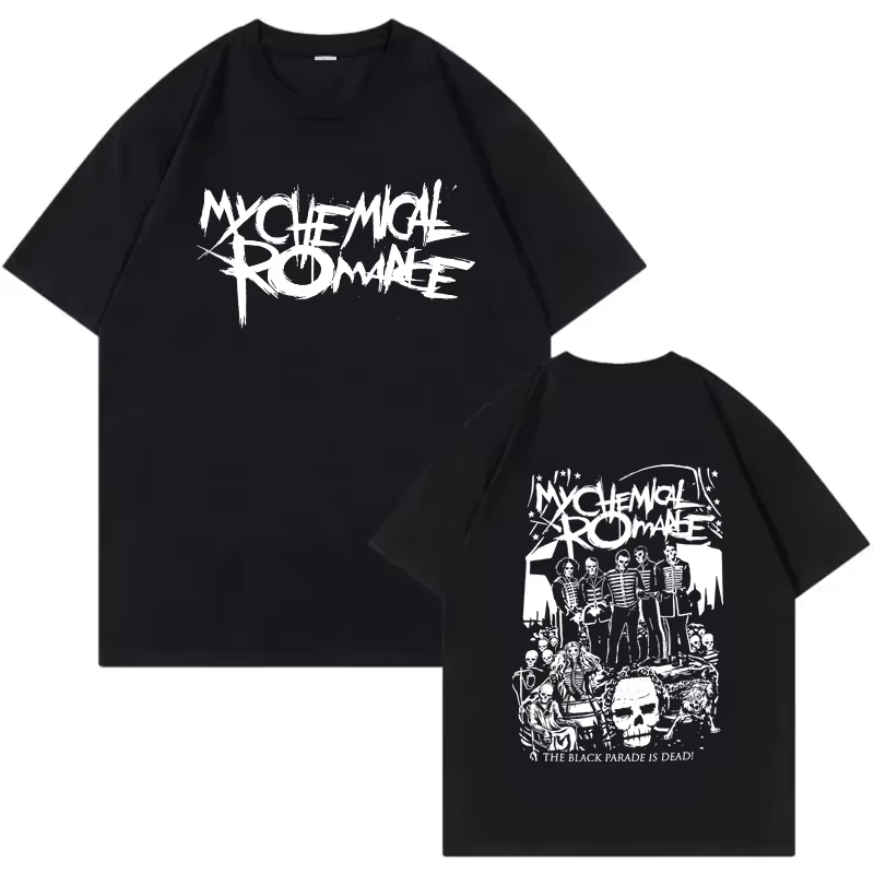 Anime Cosplay Romance - My Chemical Romance Graphic Print T-shirts