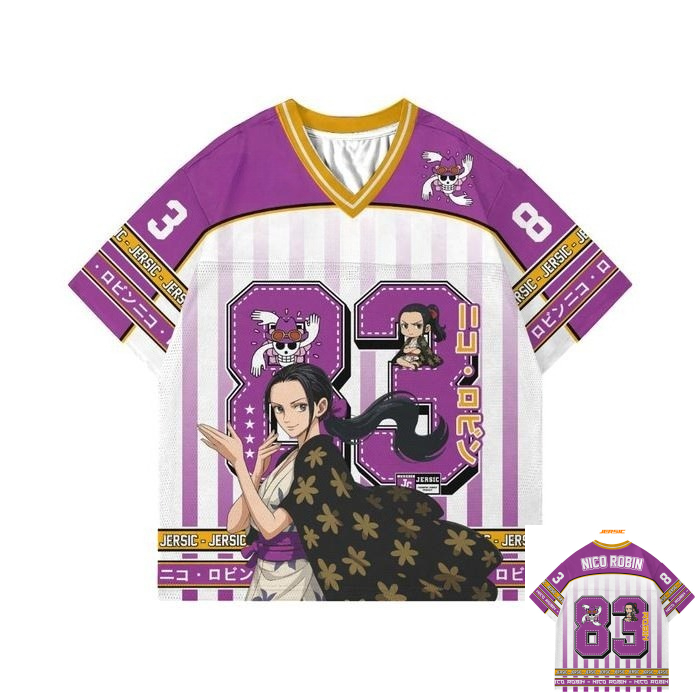 Anime Cosplay Nico Robin - 83 Jersey One Piece Nico Robin