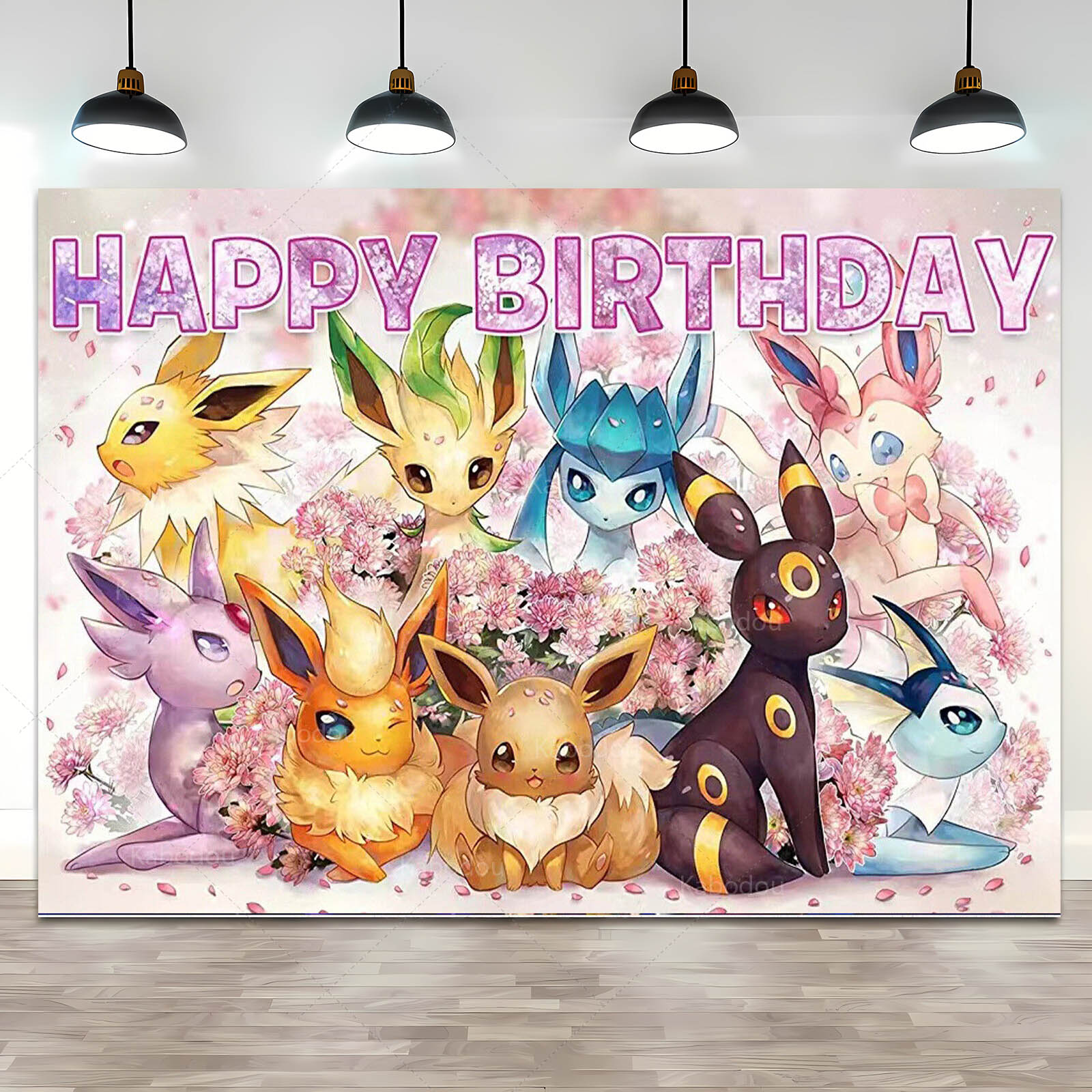 Pokemon Eevee Birthday Party B - Anime Cosplay Pokemon recensione e prezzo