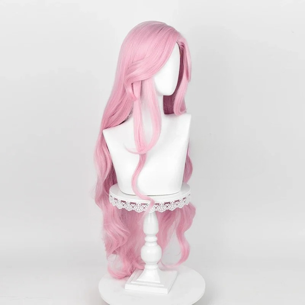 Long Pink Wavy Heat Resistant  - Cosplay Anime Pink Hair recensione e prezzo