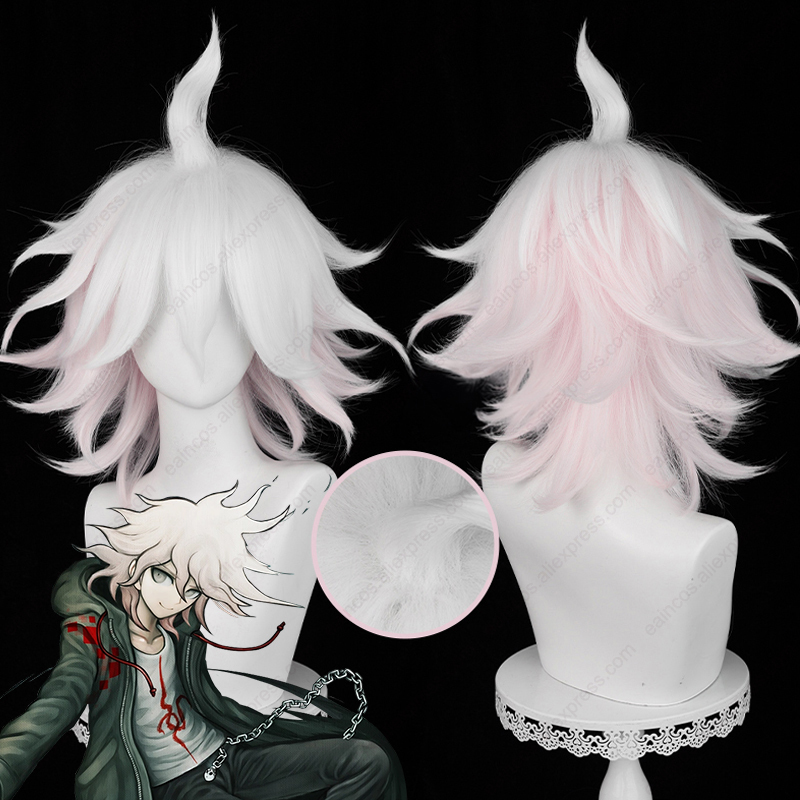 Anime Nagito Komaeda Cosplay W - Cosplay Anime White Hair recensione e prezzo