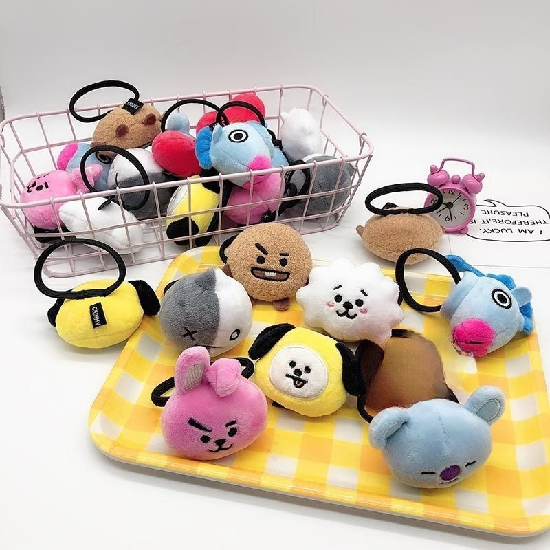Kawaii BT21 Plush Hair Rope An - Anime Cosplay Images recensione e prezzo