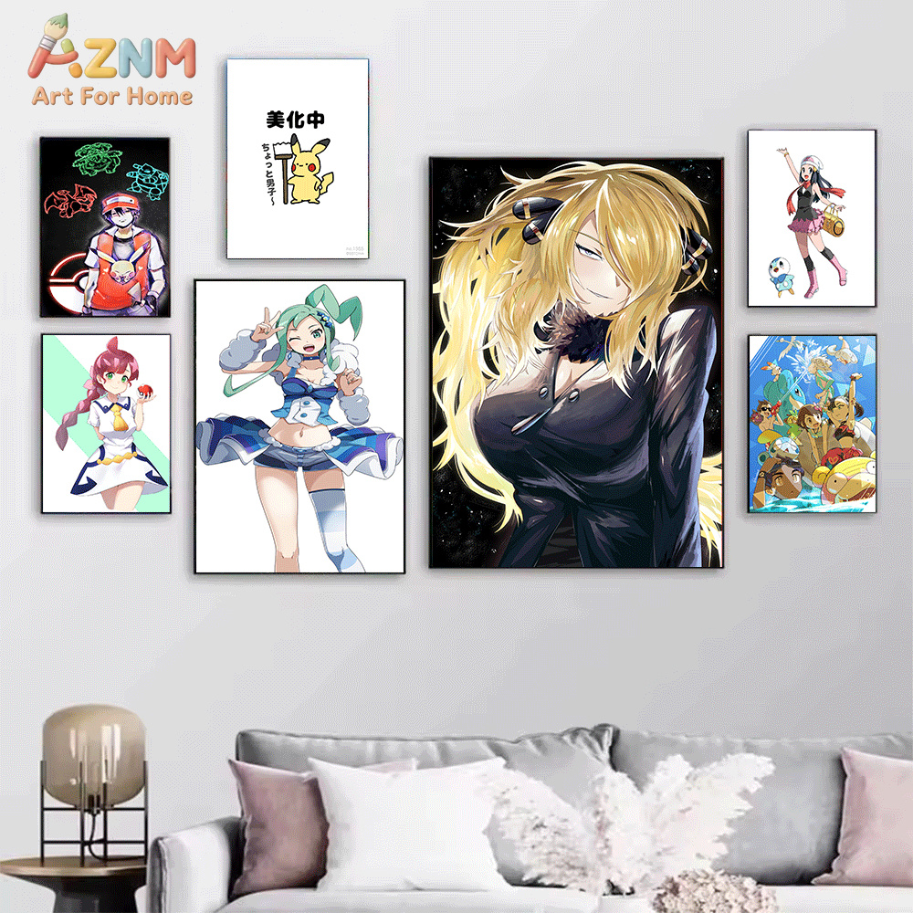 AZNM Pokemon Anime Canvas Wall - Anime Cosplay Pokemon recensione e prezzo