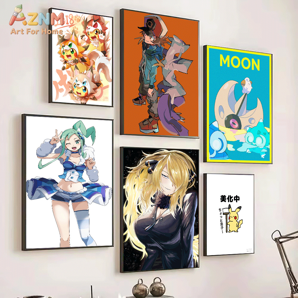 AZNM Pokemon Anime Canvas Wall - Anime Cosplay Pokemon recensione e prezzo