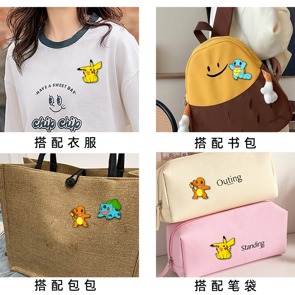 4Pcs Pokemon Enamel Pins Set,  - Anime Cosplay Pokemon recensione e prezzo