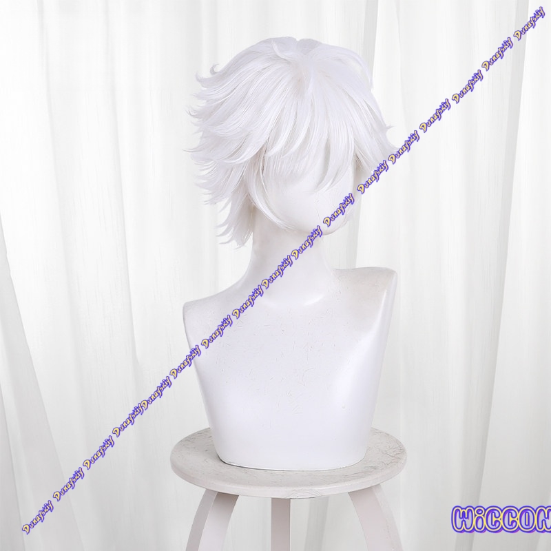 Qifrey Cosplay Wig Short White - Cosplay Anime White Hair recensione e prezzo