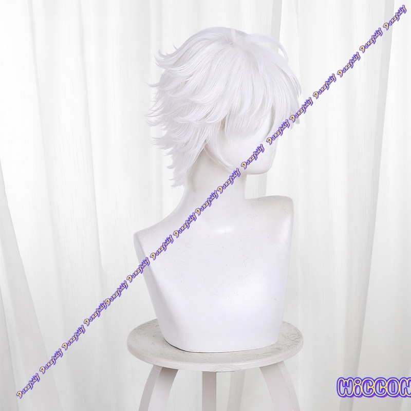Qifrey Cosplay Wig Short White - Cosplay Anime White Hair recensione e prezzo