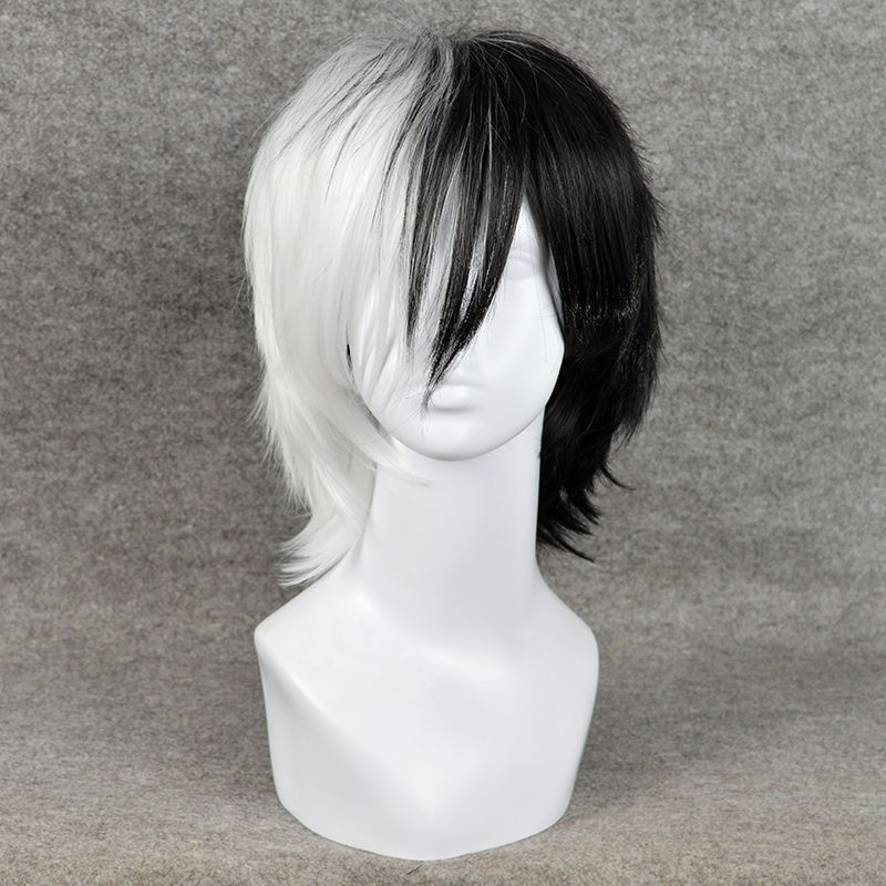 Anime Game Danganronpa Black a - Cosplay Anime White Hair recensione e prezzo