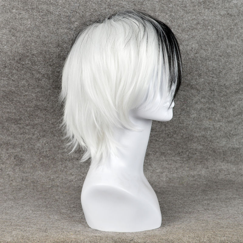 Anime Game Danganronpa Black a - Cosplay Anime White Hair recensione e prezzo