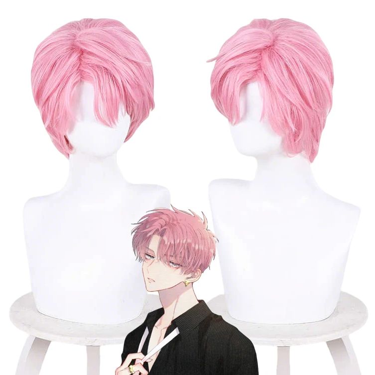 Anime Tamon's B-Side Which Fac - Cosplay Anime Pink Hair recensione e prezzo
