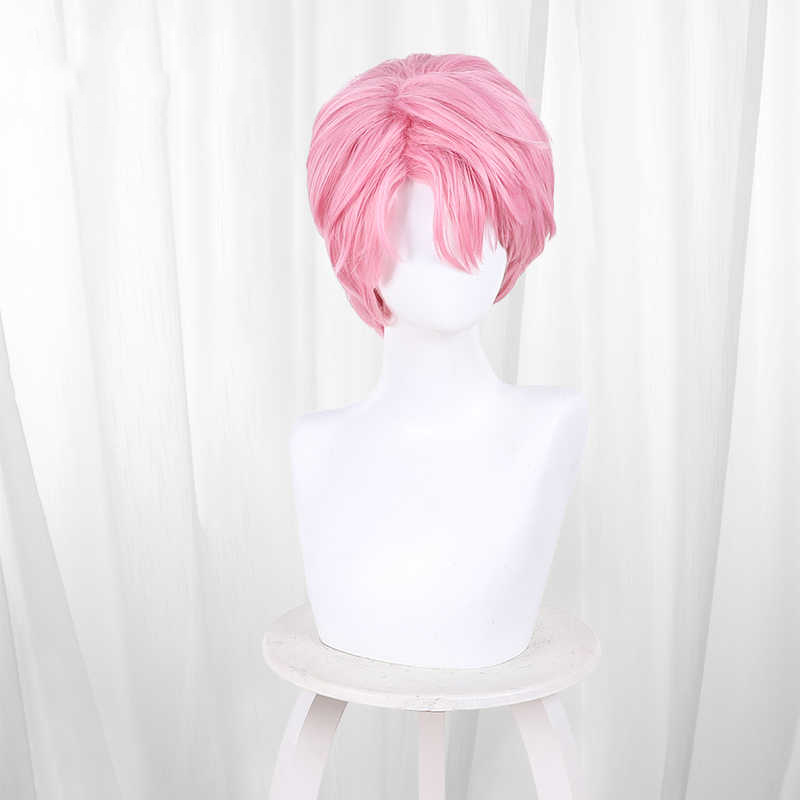 Anime Tamon's B-Side Which Fac - Cosplay Anime Pink Hair recensione e prezzo