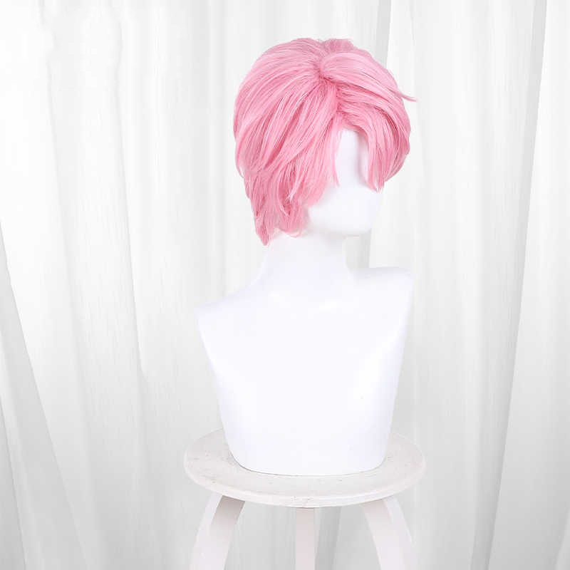 Anime Tamon's B-Side Which Fac - Cosplay Anime Pink Hair recensione e prezzo