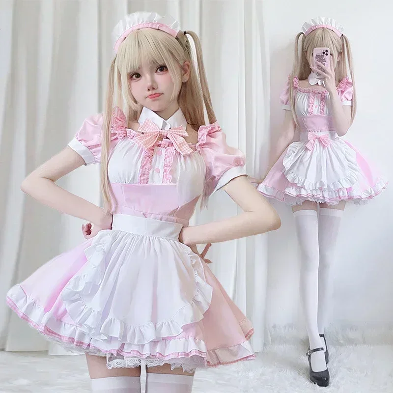 Sweet Cute Cat Lolita Pink Dre - Anime Cosplay Cat recensione e prezzo