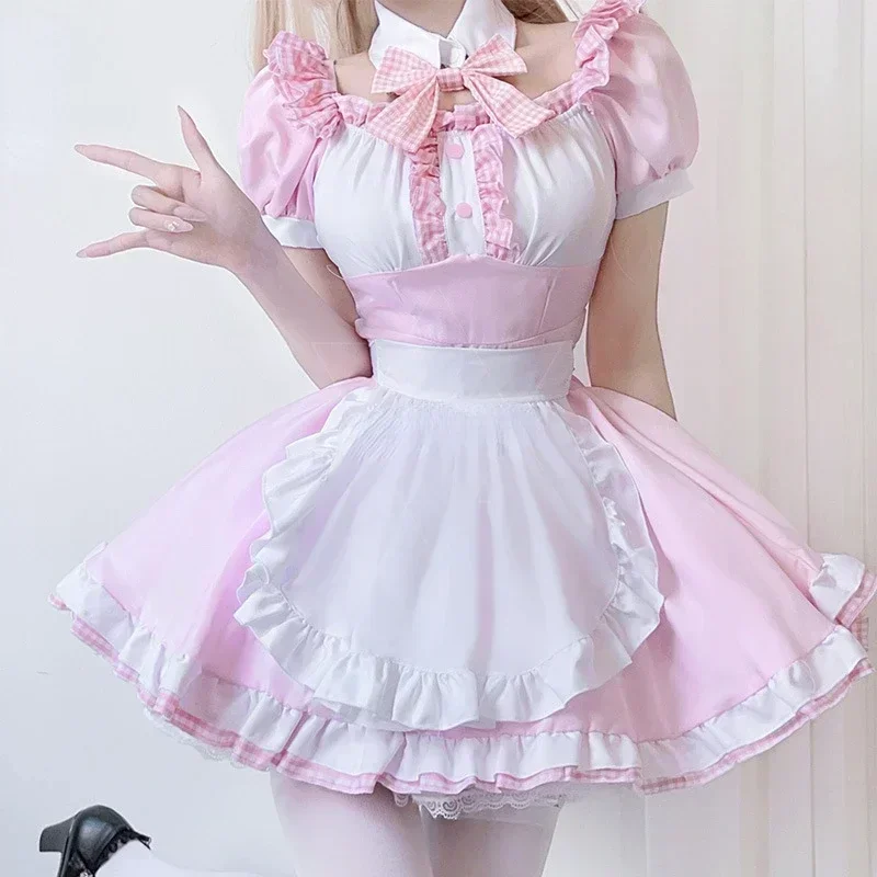 Sweet Cute Cat Lolita Pink Dre - Anime Cosplay Cat recensione e prezzo