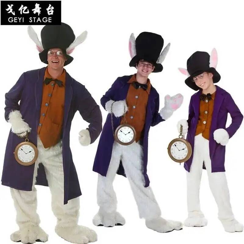 Alice Clothes White Child Rabb - Anime Cosplay Dress For Men recensione e prezzo