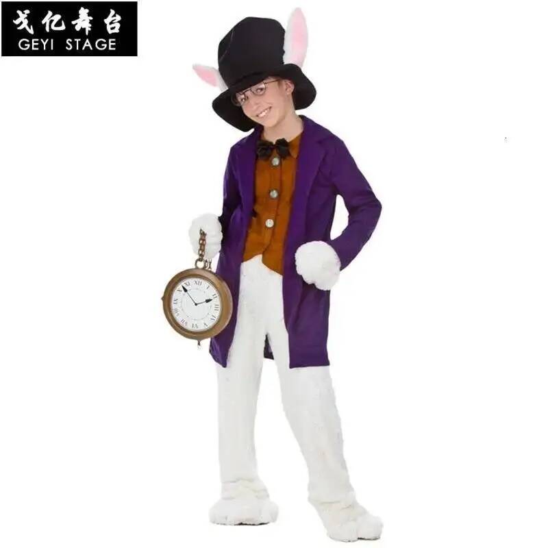 Alice Clothes White Child Rabb - Anime Cosplay Dress For Men recensione e prezzo