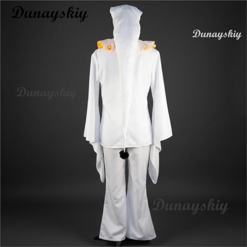 Pierrot Freak Party White Clow - Cosplay Anime White Hair recensione e prezzo