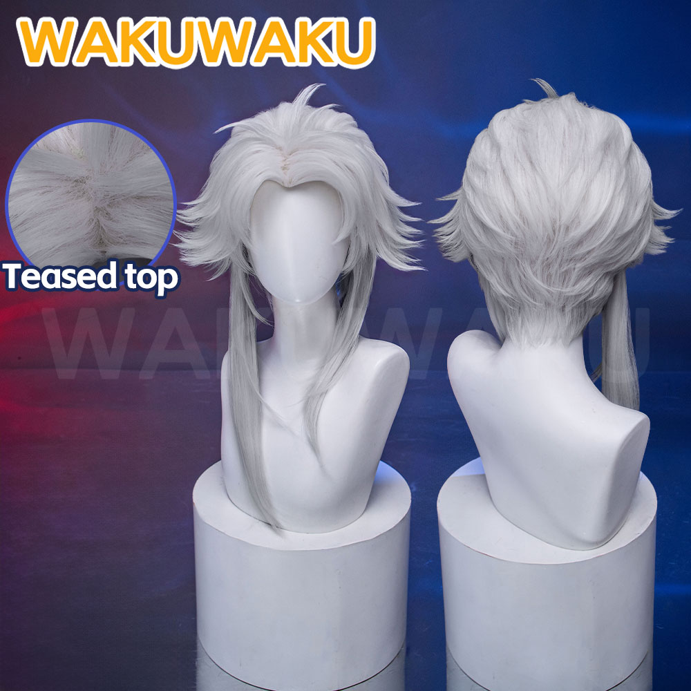 IN STOCK Harlequin Pierrot Cos - Cosplay Anime White Hair recensione e prezzo