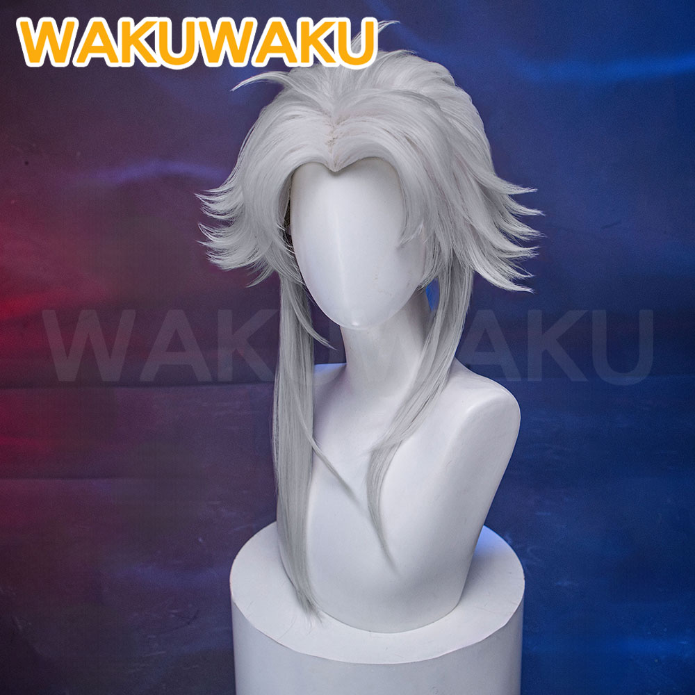 IN STOCK Harlequin Pierrot Cos - Cosplay Anime White Hair recensione e prezzo