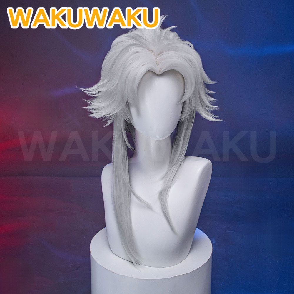 IN STOCK Harlequin Pierrot Cos - Cosplay Anime White Hair recensione e prezzo