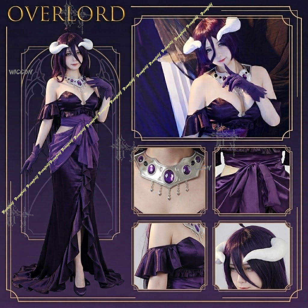 Anime Overlord Season Cosplay  - Anime Cosplay Albedo recensione e prezzo
