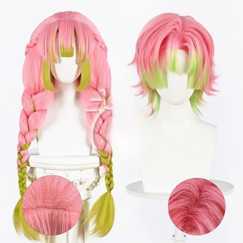 Kanroji Mitsuri Cosplay Wig Pi - Cosplay Anime Pink Hair recensione e prezzo