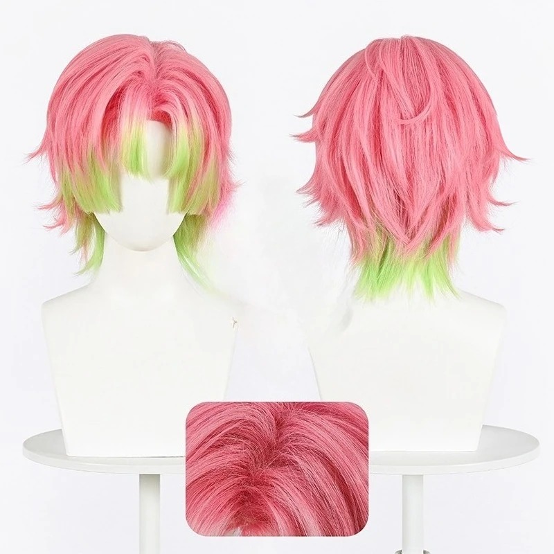 Kanroji Mitsuri Cosplay Wig Pi - Cosplay Anime Pink Hair recensione e prezzo