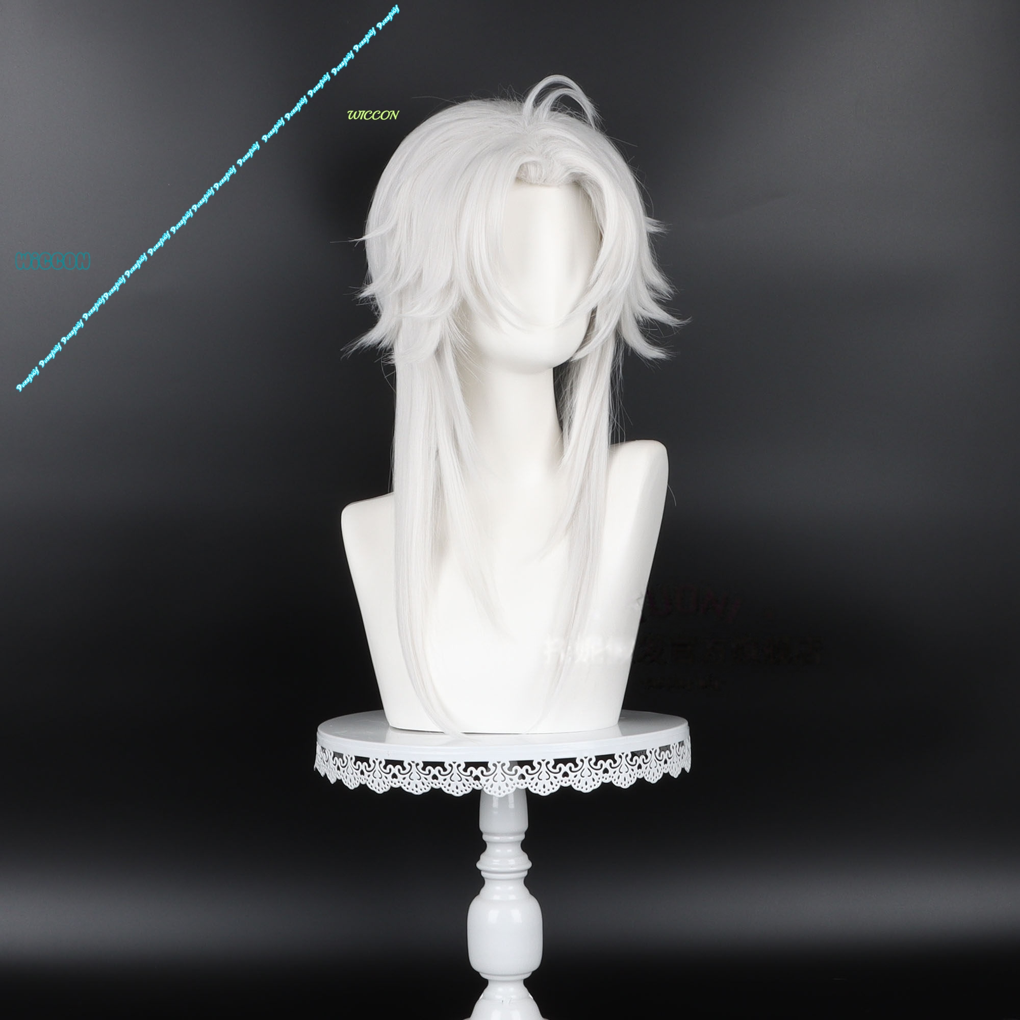 Men's Pierrot Jester Harlequin - Cosplay Anime White Hair recensione e prezzo