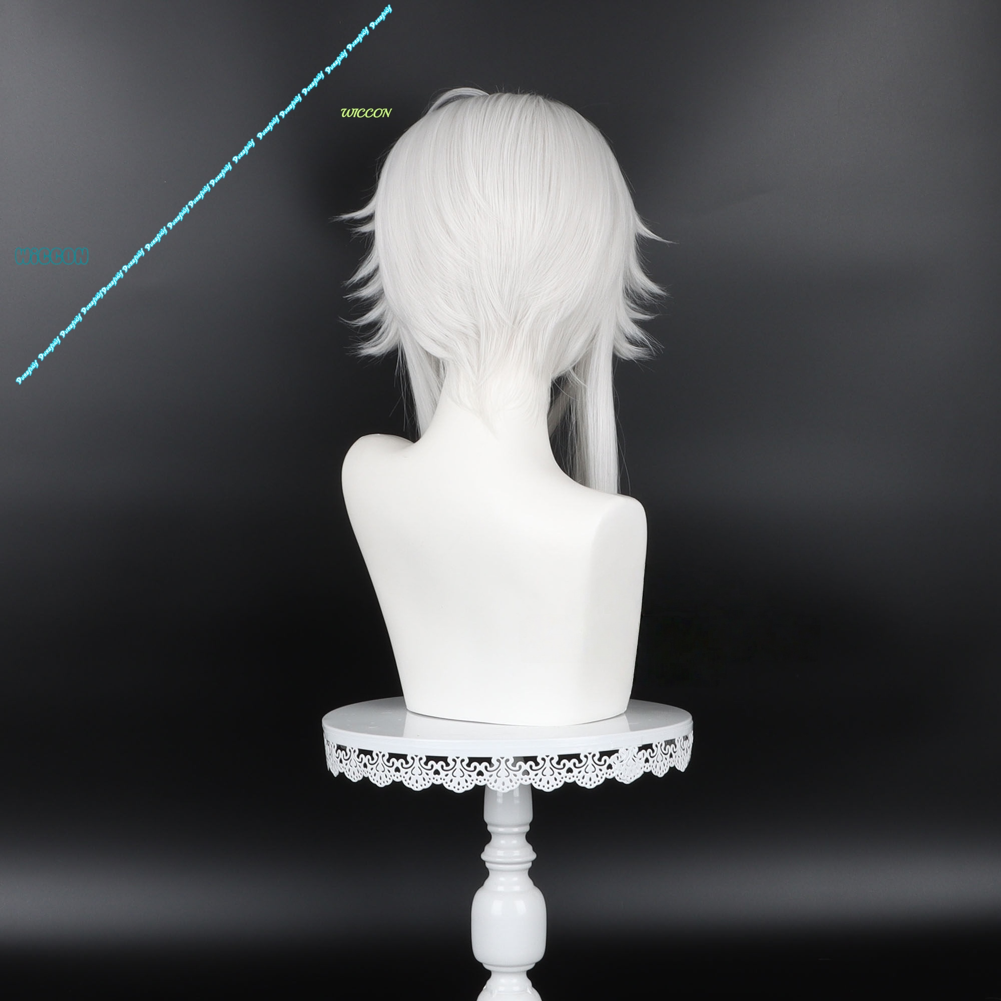 Men's Pierrot Jester Harlequin - Cosplay Anime White Hair recensione e prezzo