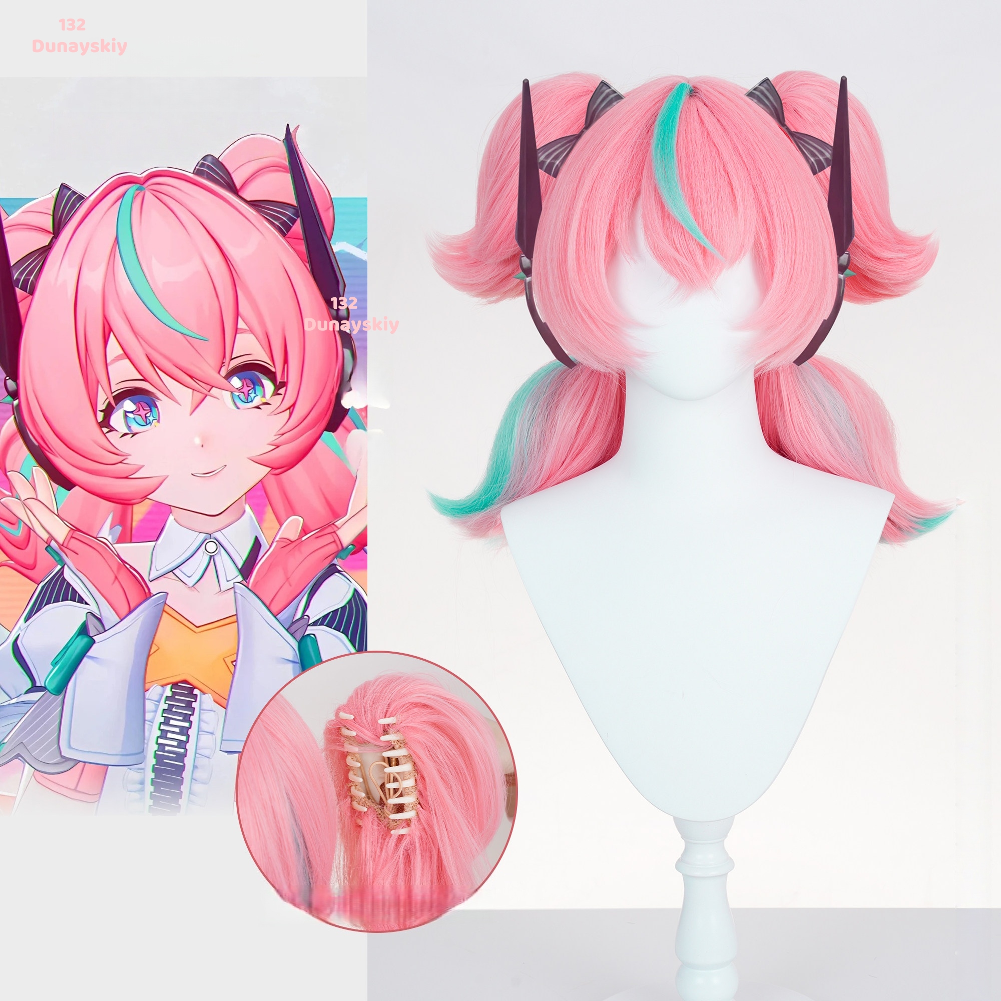 Synthetic Heat Resistant Cospl - Cosplay Anime Pink Hair recensione e prezzo