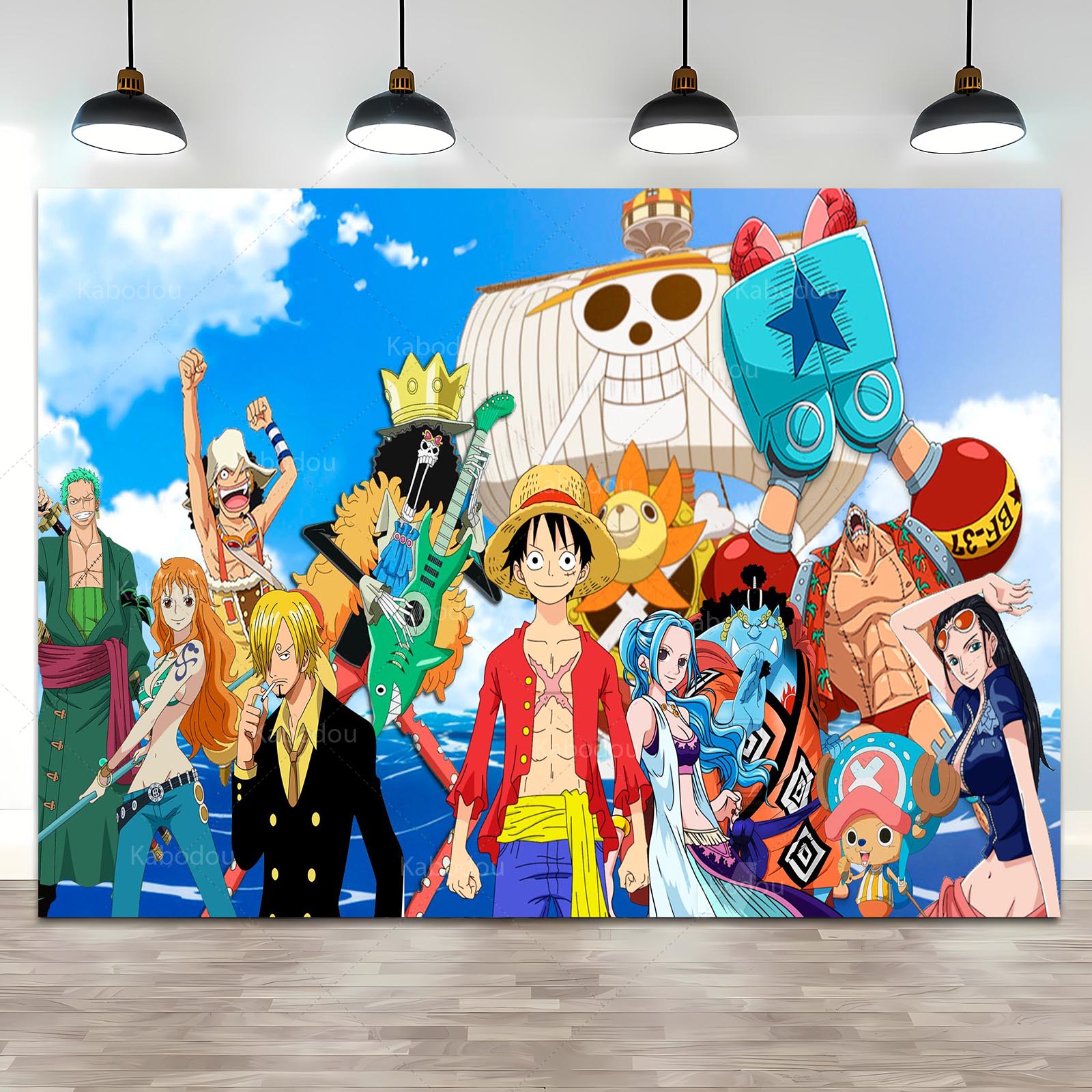 Anime One Piece Luffy Backdrop - Anime Cosplay Pokemon recensione e prezzo