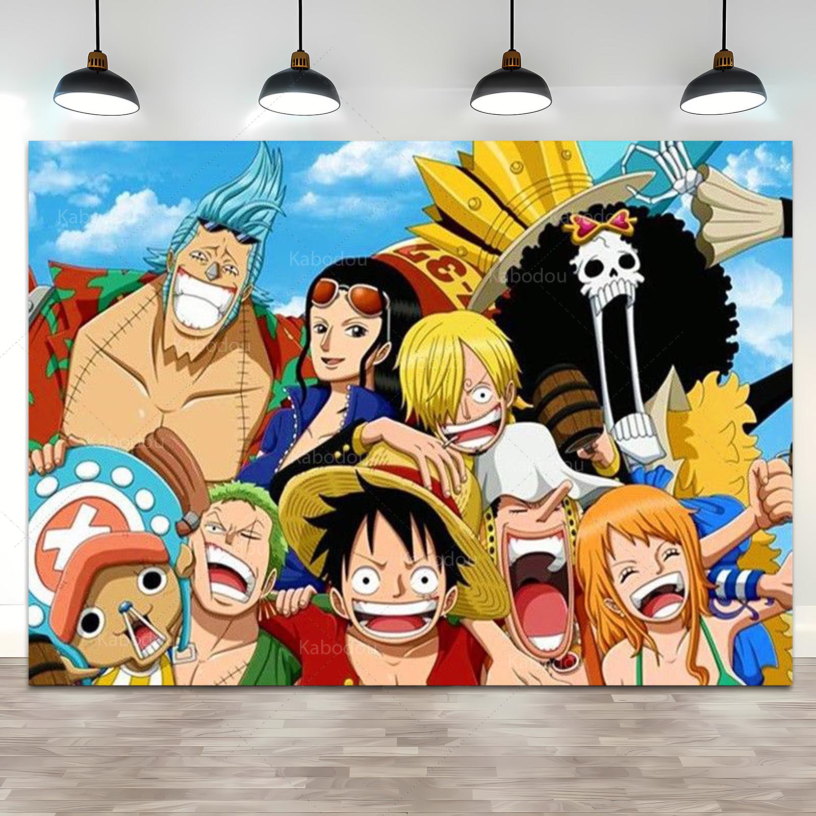 Anime One Piece Luffy Backdrop - Anime Cosplay Pokemon recensione e prezzo