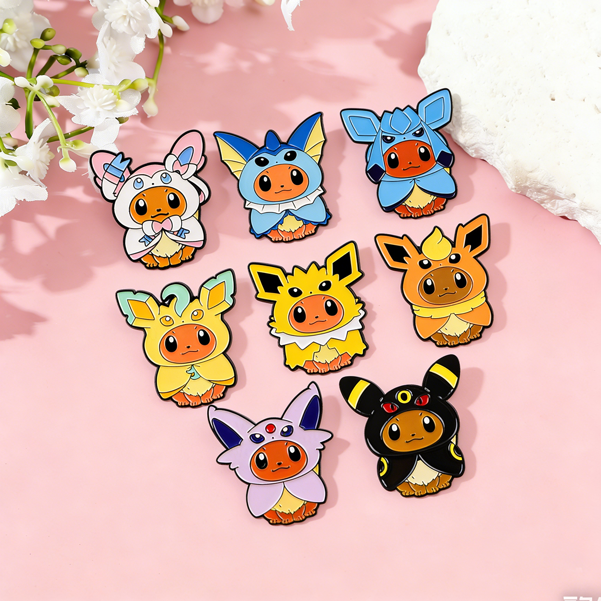 8Pcs Creative Cartoon Pokemon  - Anime Cosplay Pokemon recensione e prezzo