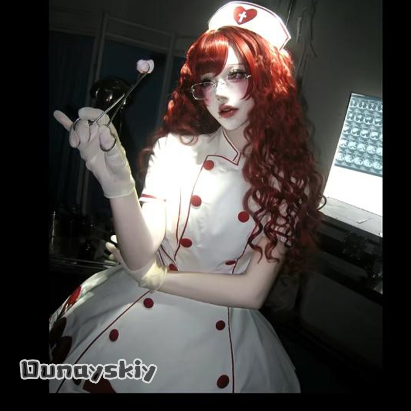 OHaYo%Bloody Nurse Fanart Hall - Anime Cosplay Nurse recensione e prezzo