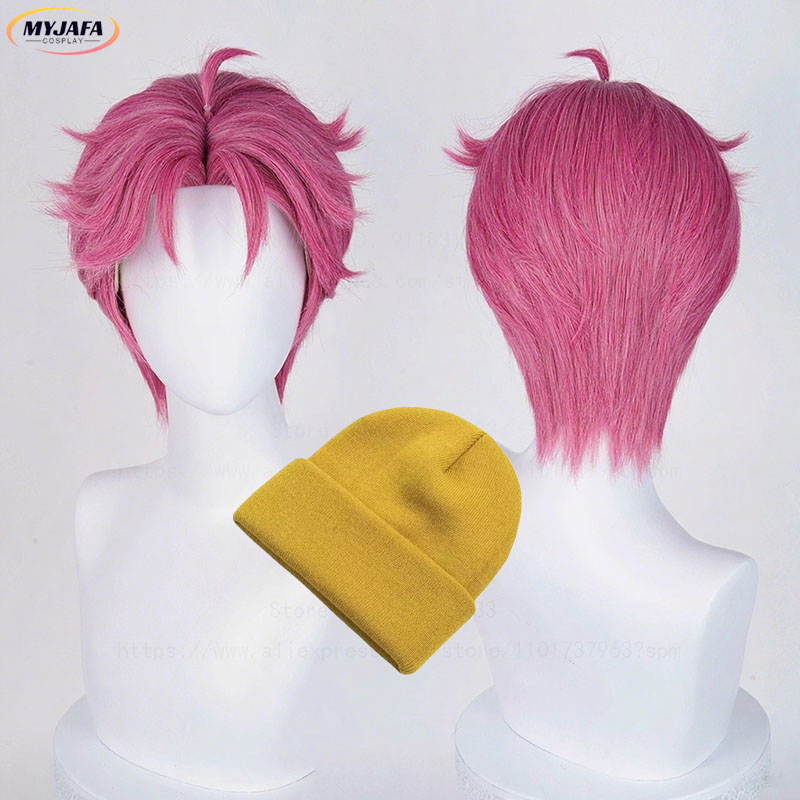 High Quality Abby Cosplay Wig  - Cosplay Anime Pink Hair recensione e prezzo