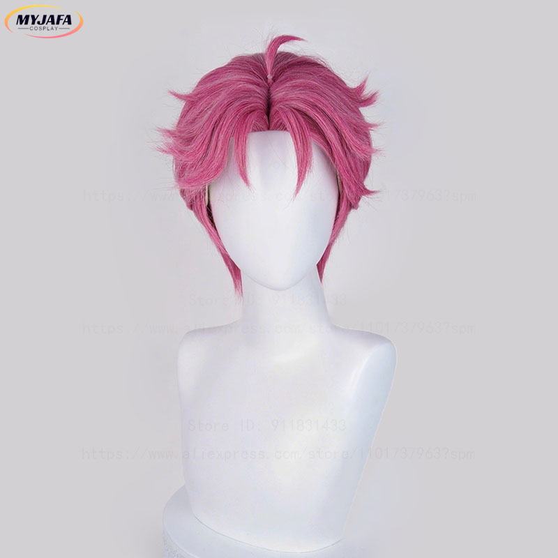 High Quality Abby Cosplay Wig  - Cosplay Anime Pink Hair recensione e prezzo