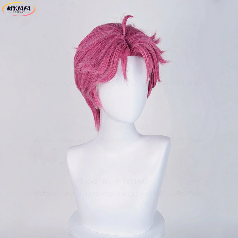 High Quality Abby Cosplay Wig  - Cosplay Anime Pink Hair recensione e prezzo