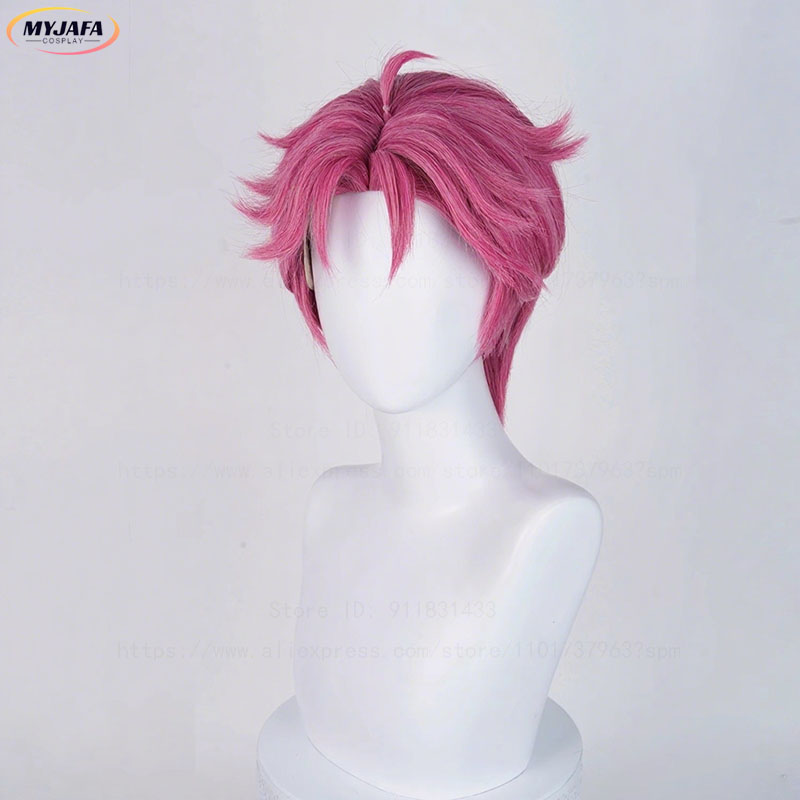 High Quality Abby Cosplay Wig  - Cosplay Anime Pink Hair recensione e prezzo