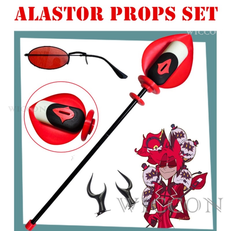 Alastor Cosplay Microphone Can - Anime Cosplay Glasses recensione e prezzo