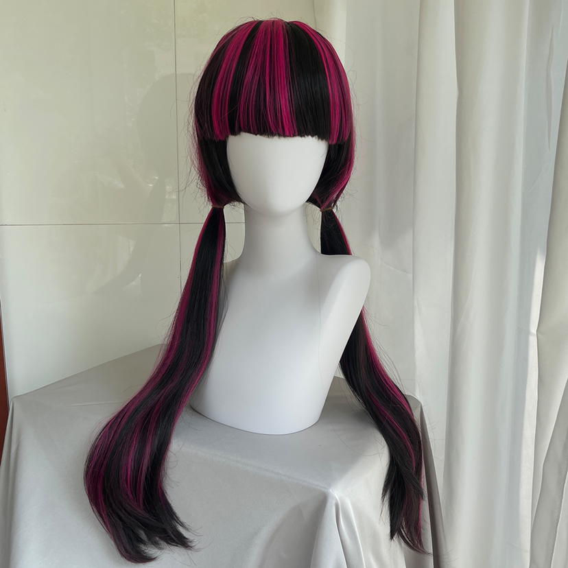 High Quality Movie Draculaura  - Cosplay Anime Pink Hair recensione e prezzo