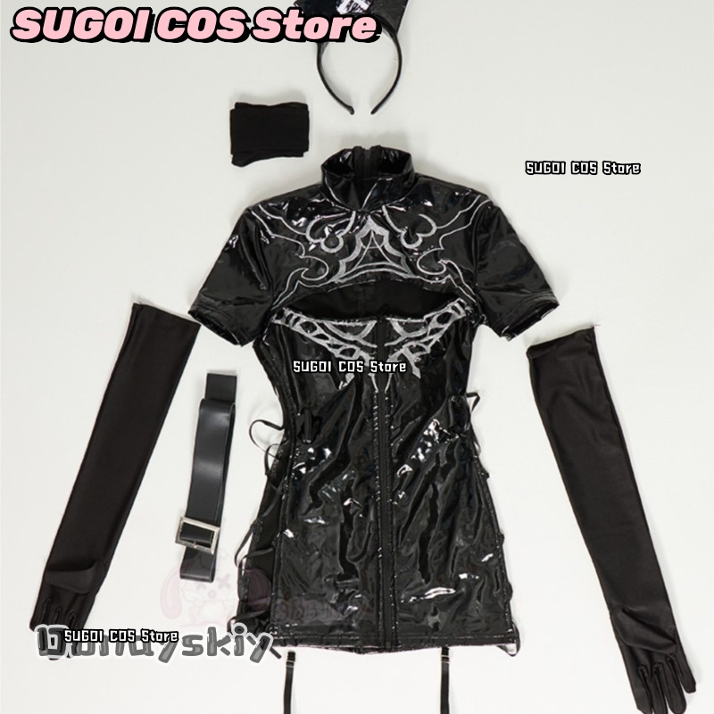 SUGOI@NieRut omata 2B Gothic N - Anime Cosplay Nurse recensione e prezzo