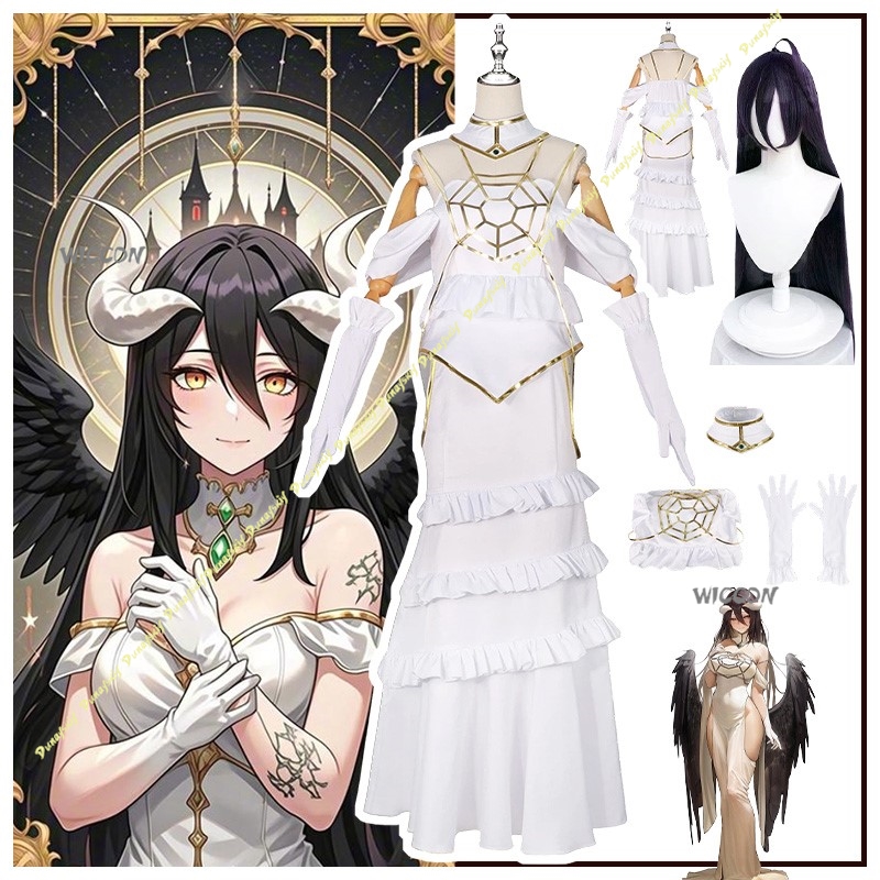 Cosplay Costumes Anime Over al - Anime Cosplay Albedo recensione e prezzo